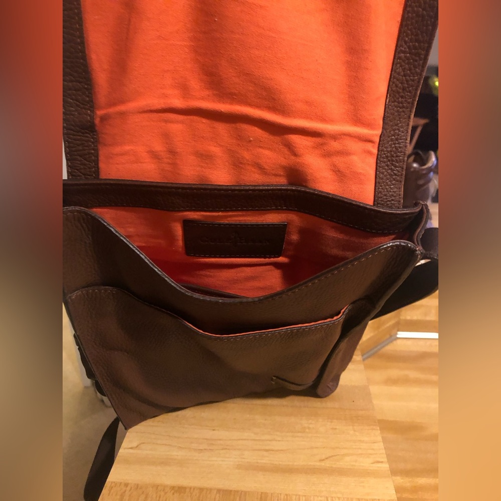 100% Italian pebble leather iPad bag